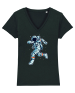 Space Runner Tricou mânecă scurtă guler V Damă Evoker