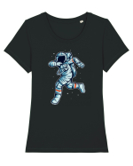 Space Runner Tricou mânecă scurtă guler larg fitted Damă Expresser