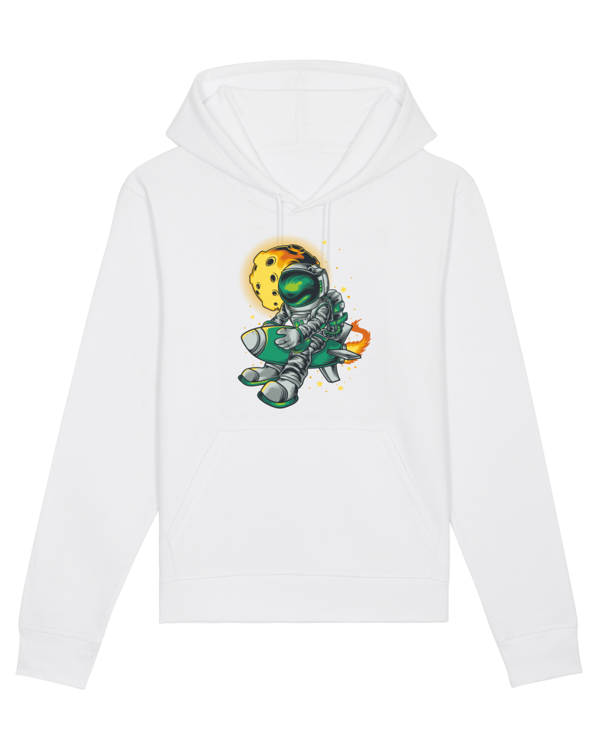 Hanorac Unisex Drummer White