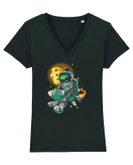 Hot Rod Tricou mânecă scurtă guler V Damă Evoker