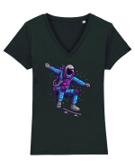 Free Trick Tricou mânecă scurtă guler V Damă Evoker