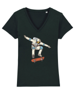 Skateboard Tricks Tricou mânecă scurtă guler V Damă Evoker