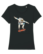 Skateboard Tricks Tricou mânecă scurtă guler larg fitted Damă Expresser