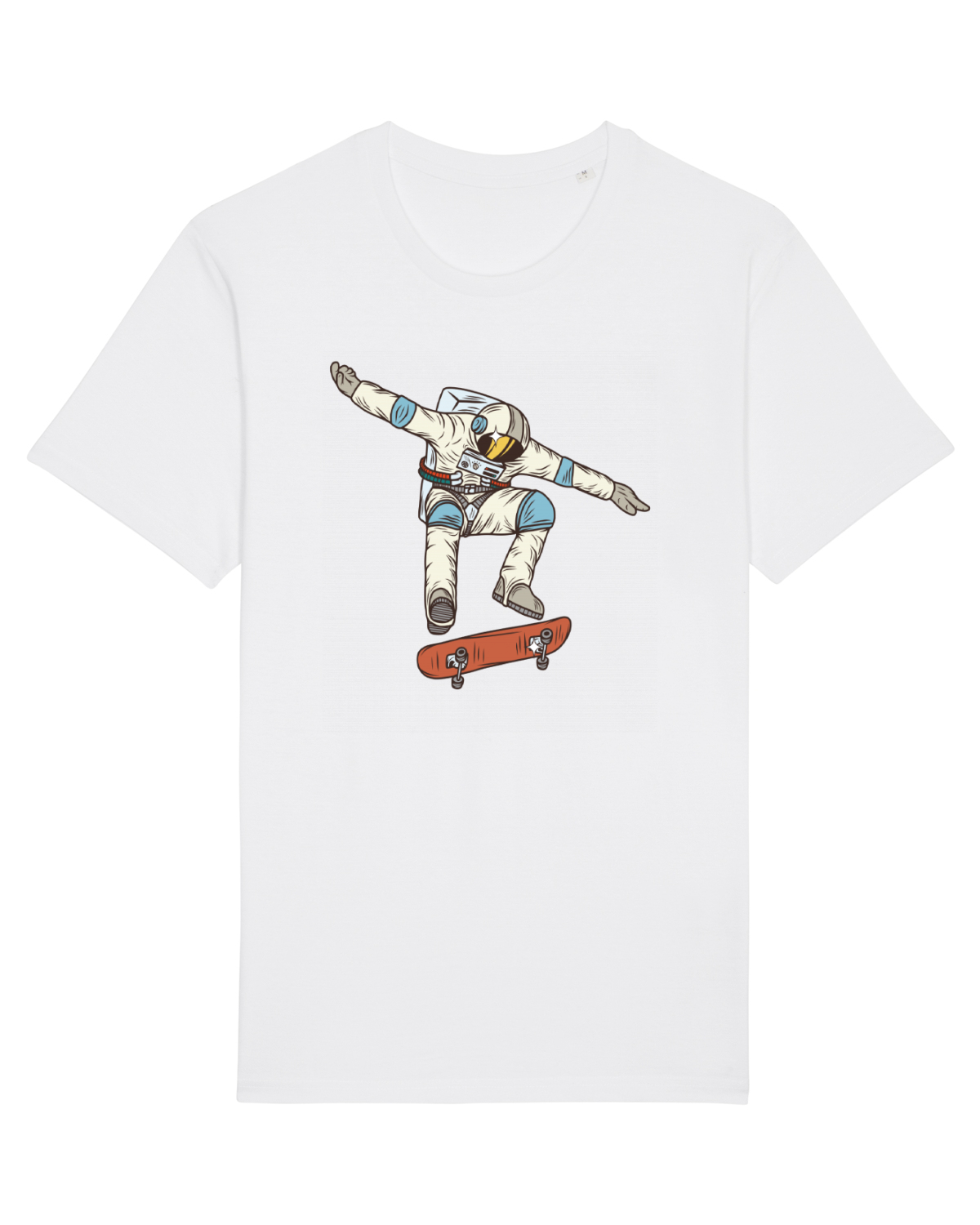 Tricou mânecă scurtă Unisex Rocker White