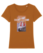 Life Is A Journey Tricou mânecă scurtă guler larg fitted Damă Expresser