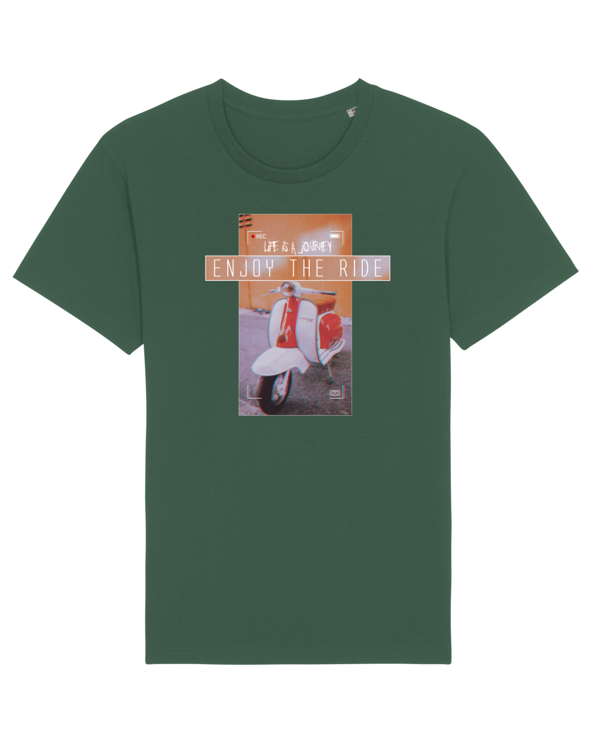 Tricou mânecă scurtă Unisex Rocker Bottle Green