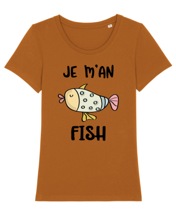 Tricou cu atitudine Roasted Orange
