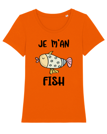 Tricou cu atitudine Bright Orange