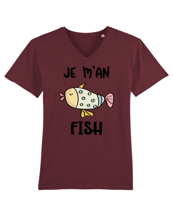 Tricou cu atitudine Burgundy