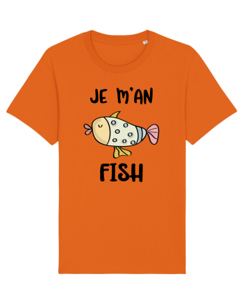 Tricou cu atitudine Bright Orange