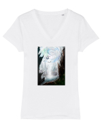 The Fall Tricou mânecă scurtă guler V Damă Evoker