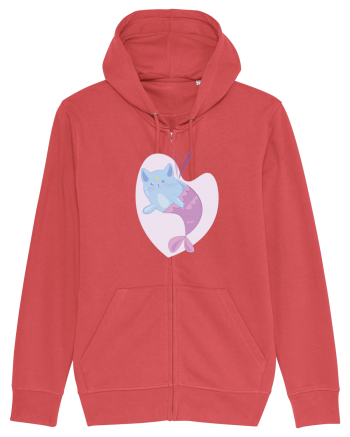 Mermaid Cat Carmine Red