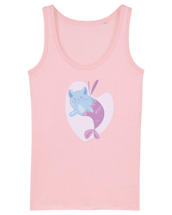 Mermaid Cat Cotton Pink