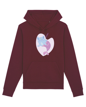 Mermaid Cat Burgundy