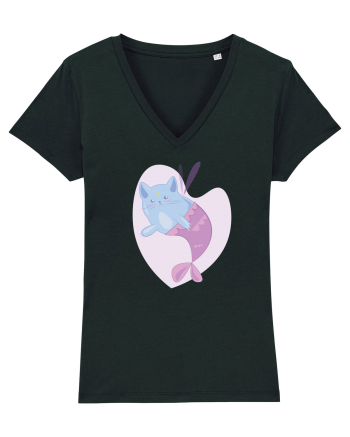 Mermaid Cat Black