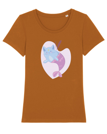 Mermaid Cat Roasted Orange