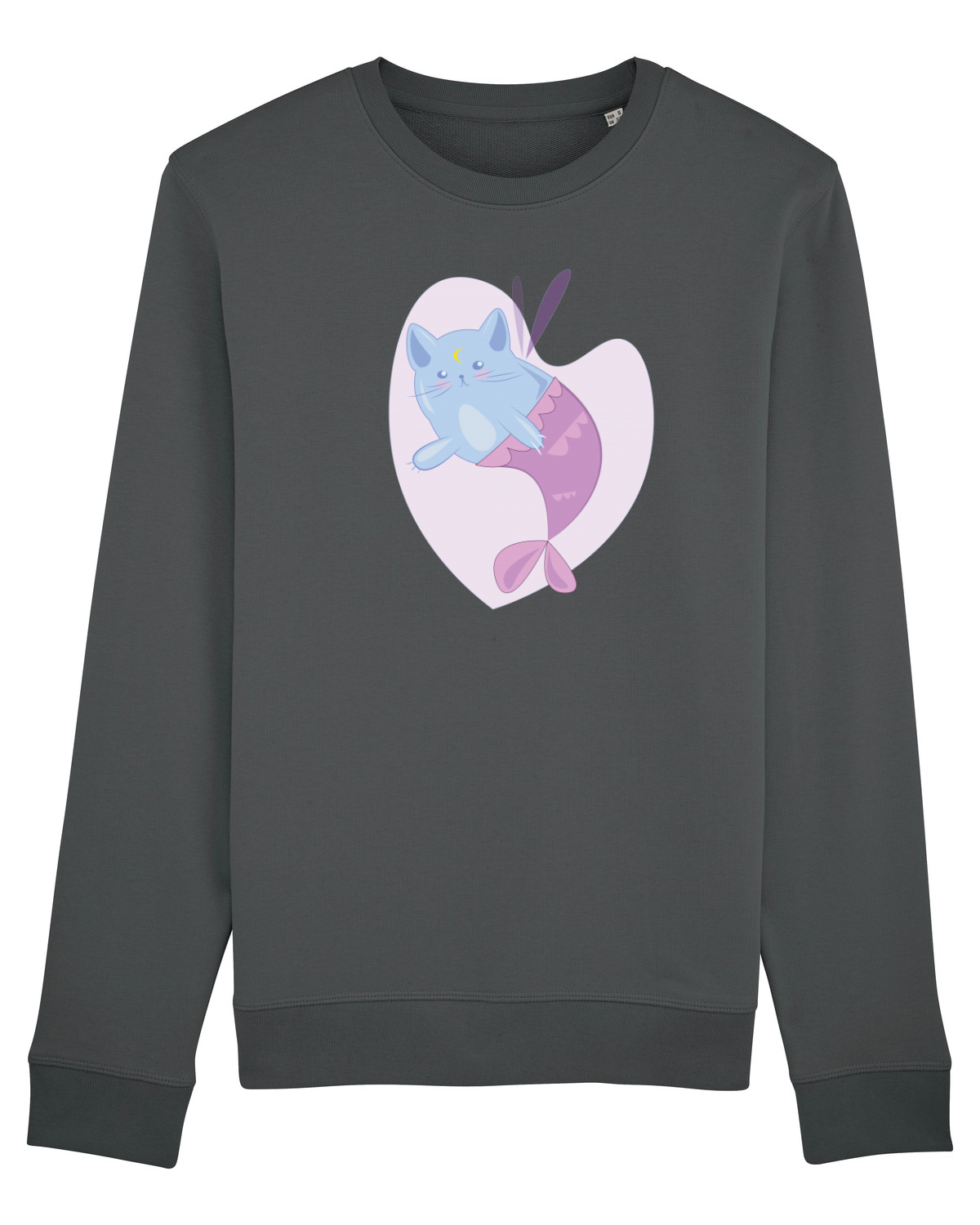 Bluză mânecă lungă Unisex Rise Anthracite