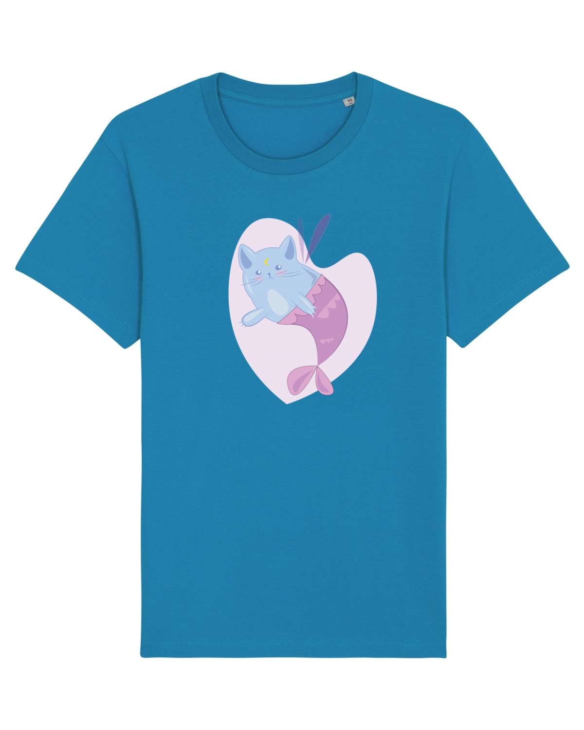 Tricou mânecă scurtă Unisex Rocker Azur