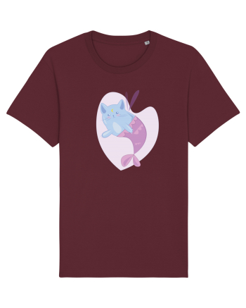 Mermaid Cat Burgundy