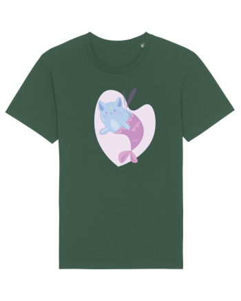 Mermaid Cat Bottle Green