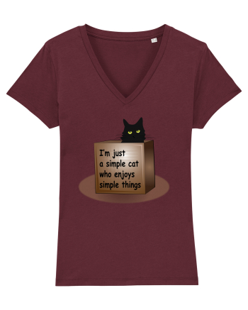 Box Cat Burgundy
