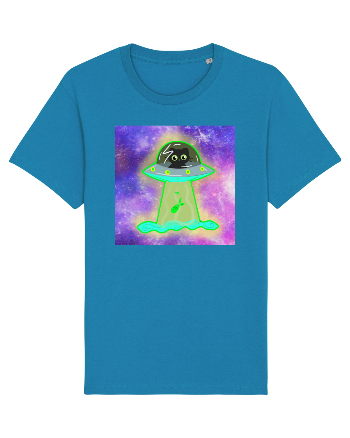 Tricou mânecă scurtă Unisex Rocker Azur