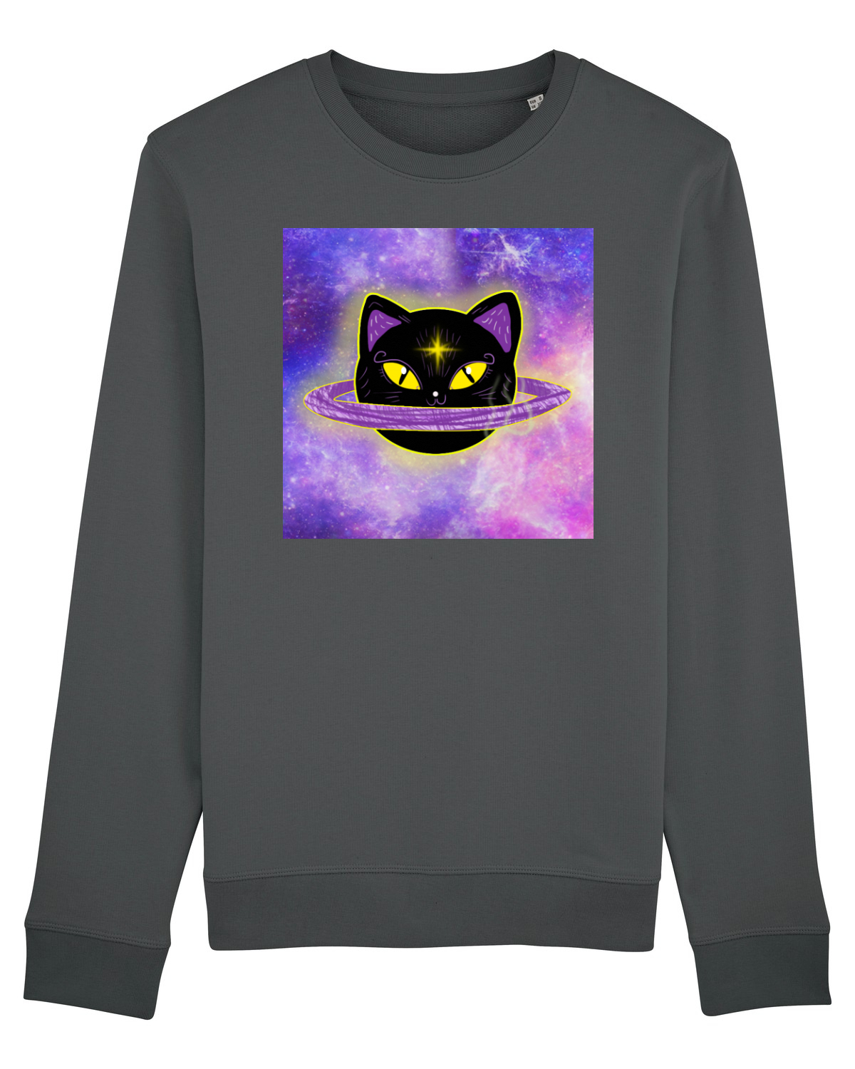 Bluză mânecă lungă Unisex Rise Anthracite