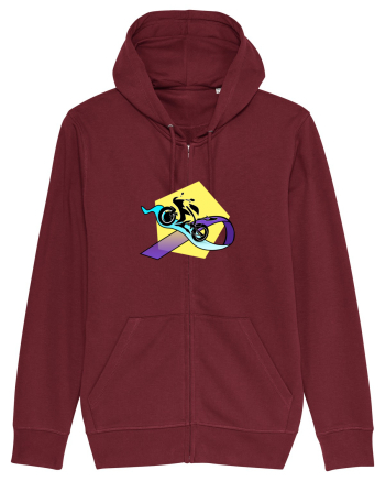 Motorcycle Burgundy