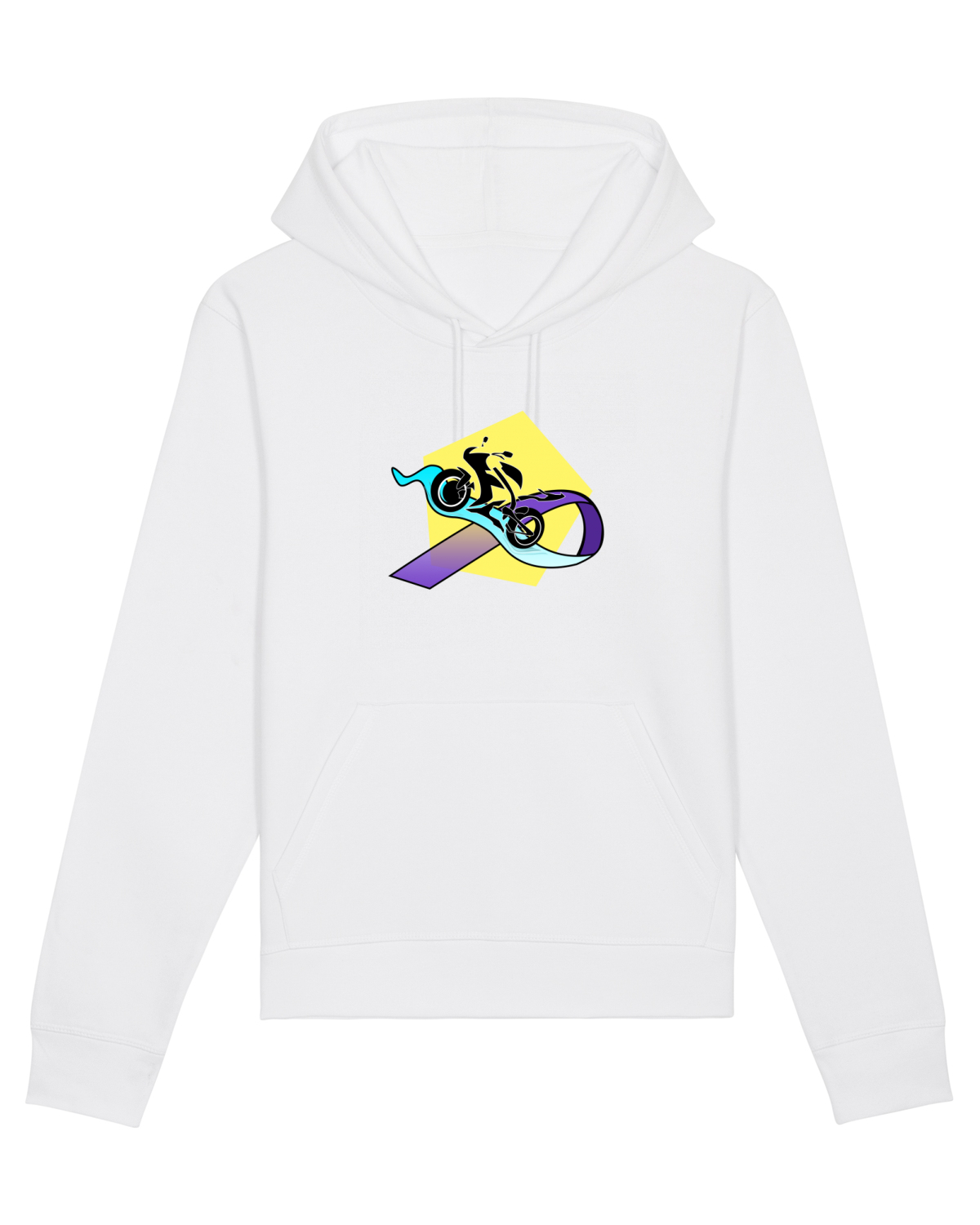 Hanorac Unisex Drummer White