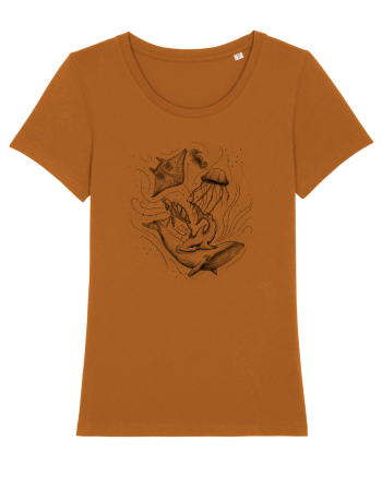 Marine Animals Roasted Orange