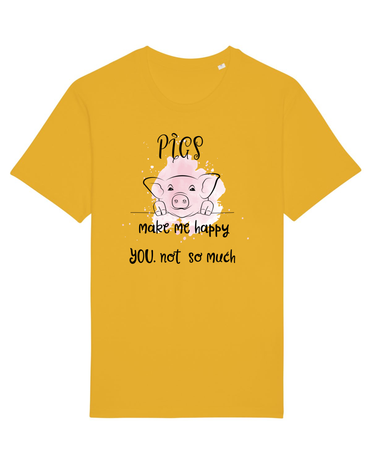 Tricou mânecă scurtă Unisex Rocker Spectra Yellow