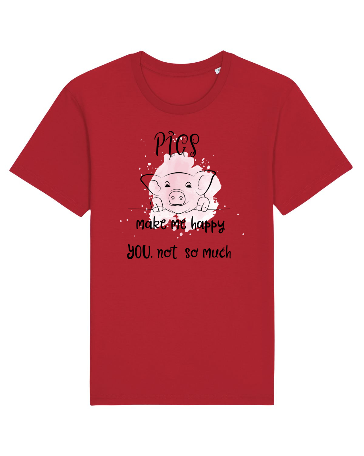 Tricou mânecă scurtă Unisex Rocker Red