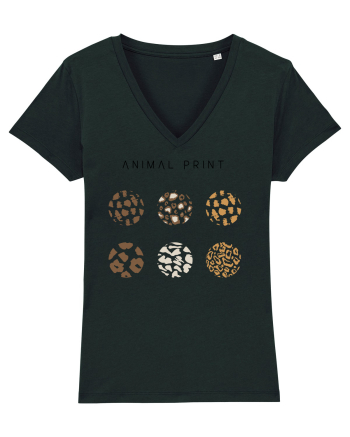 Animal print Black