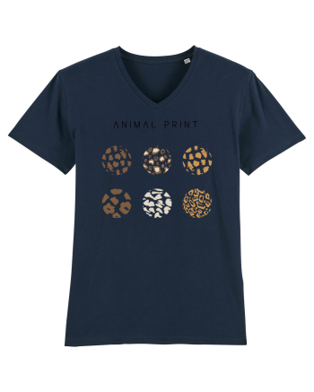 Animal print French Navy