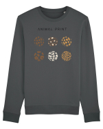 Animal print Bluză mânecă lungă Unisex Rise