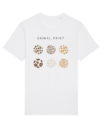 Animal print White