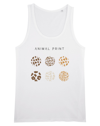 Animal print White