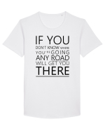 Don't worry  Tricou mânecă scurtă guler larg Bărbat Skater