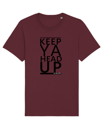 KEEP YA HEAD UP Burgundy