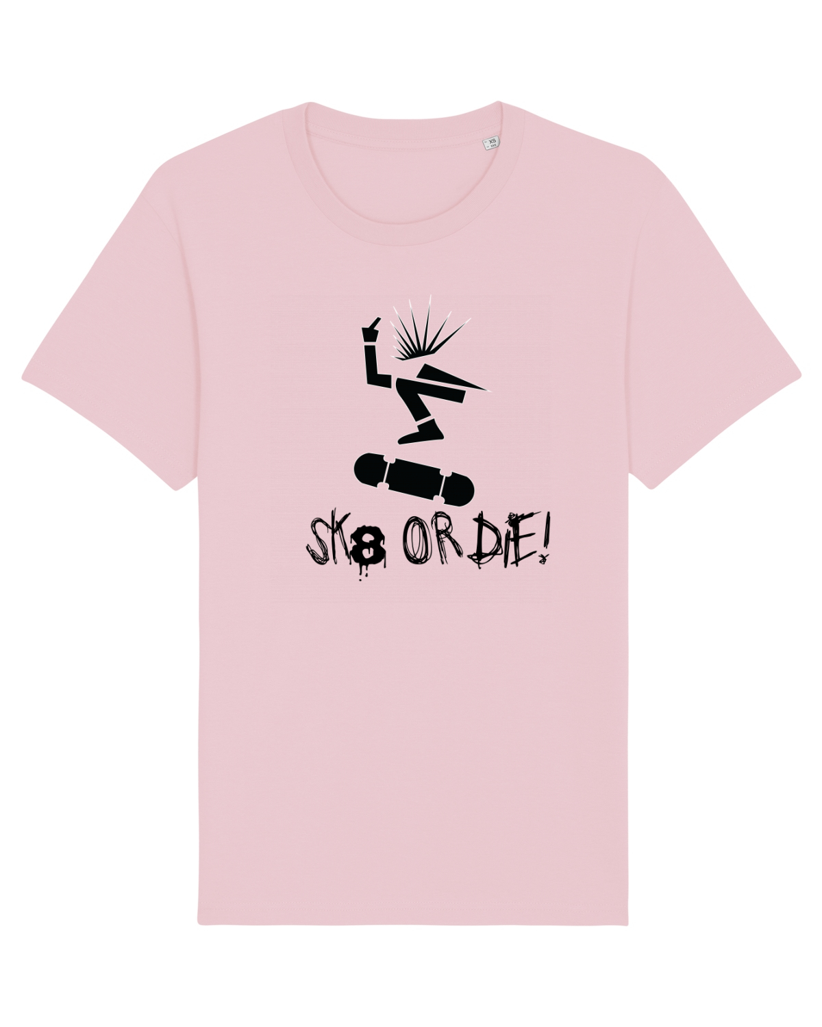 Tricou mânecă scurtă Unisex Rocker Cotton Pink