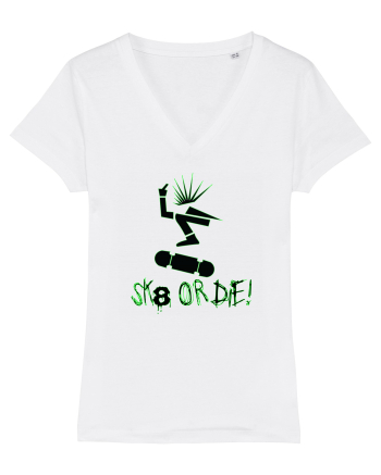 Skate Or Die  White