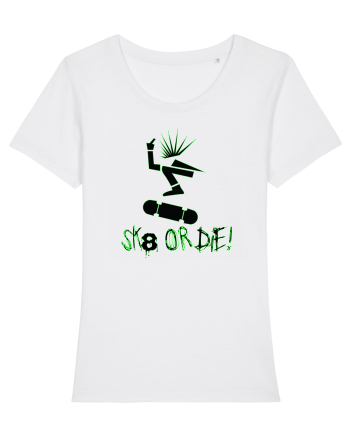 Skate Or Die  White