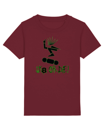 Skate Or Die  Burgundy