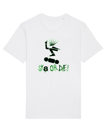 Skate Or Die  White