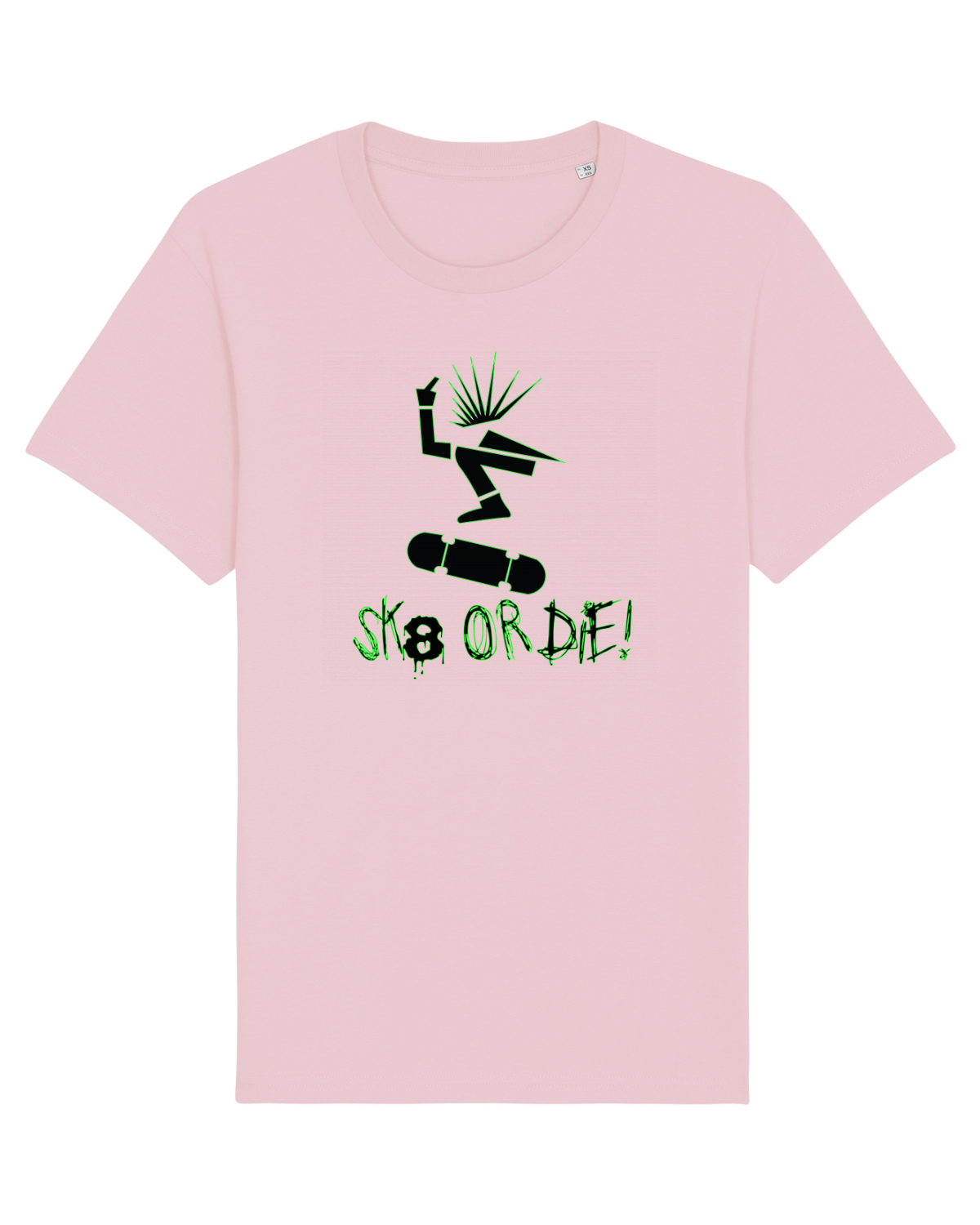 Tricou mânecă scurtă Unisex Rocker Cotton Pink