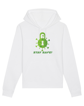 STAY SAFE! White