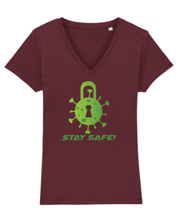 STAY SAFE! Burgundy