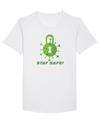 STAY SAFE! White
