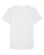 Gold Poppy Flower  Tricou mânecă scurtă guler larg Bărbat Skater