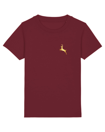 Gold Deer Burgundy